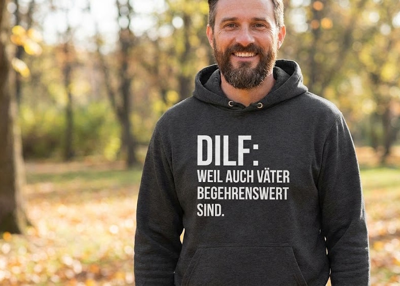 DILF Begehrenswert - Premium Hoodie