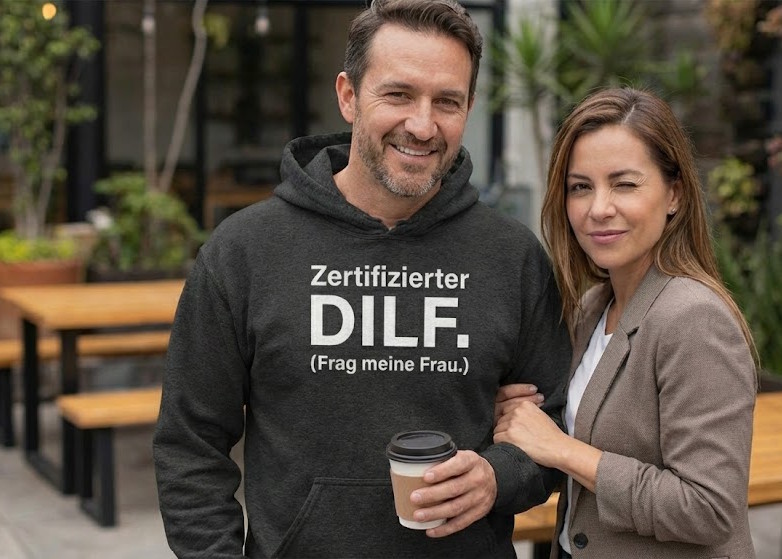 Zertifizierter DILF - Statement Hoodie